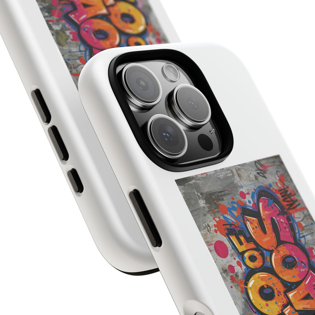 Graffiti "Chaos" Tough Magnetic Phone Case – Urban Street Art iPhone Cover