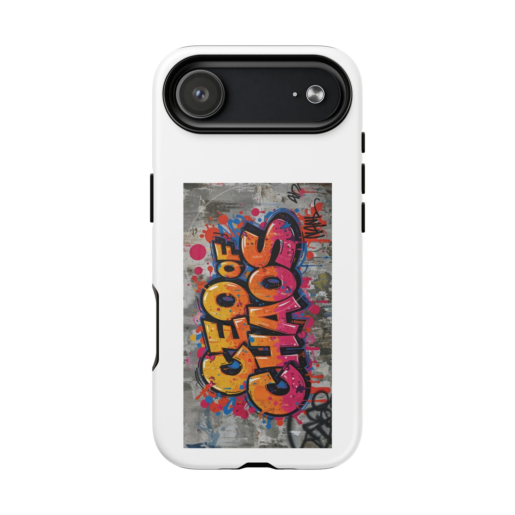 Graffiti "Chaos" Tough Magnetic Phone Case – Urban Street Art iPhone Cover