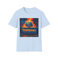 T-Shirt — "Trumponomics" Burning Earth Graphic Tee