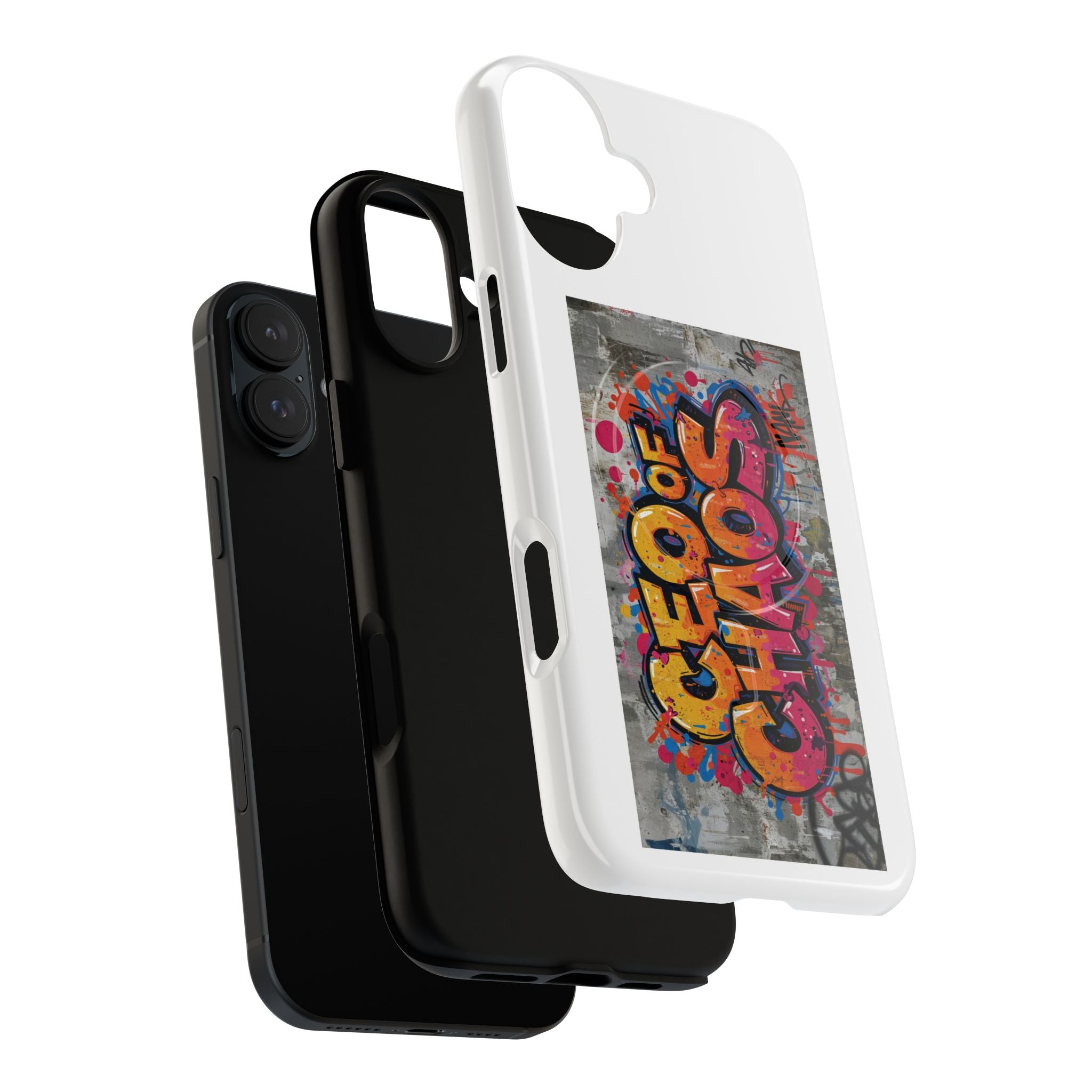 Graffiti "Chaos" Tough Magnetic Phone Case – Urban Street Art iPhone Cover