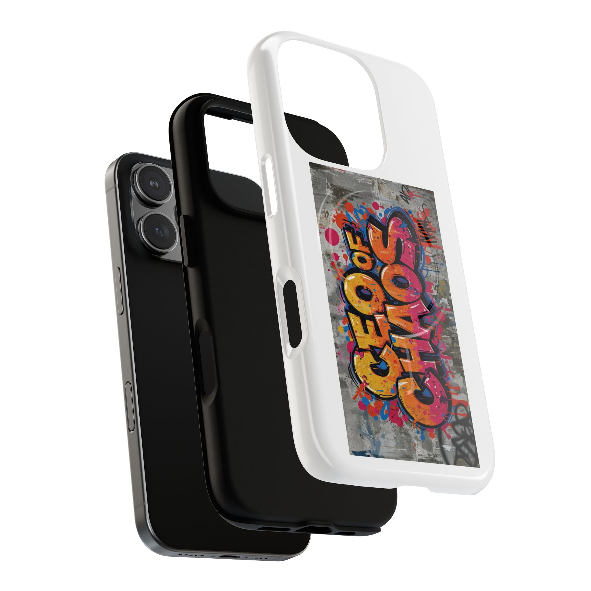 Graffiti "Chaos" Tough Magnetic Phone Case – Urban Street Art iPhone Cover