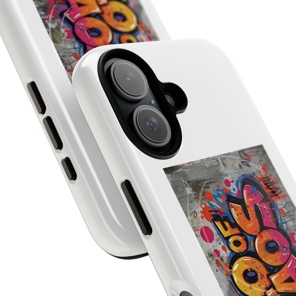 Graffiti "Chaos" Tough Magnetic Phone Case – Urban Street Art iPhone Cover
