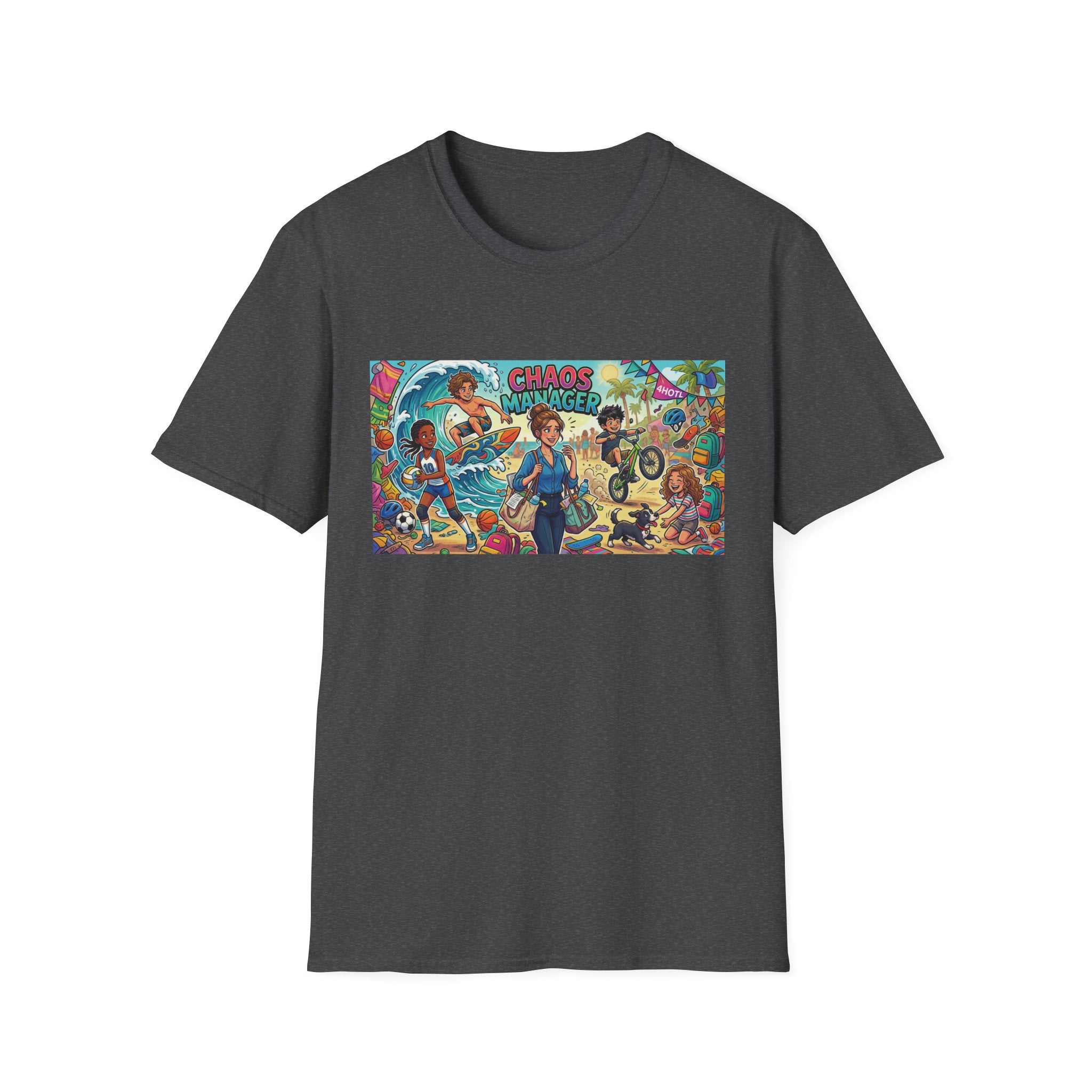 Chaos Manager Graphic Mother's Day T-Shirt — Pop Culture Illustration