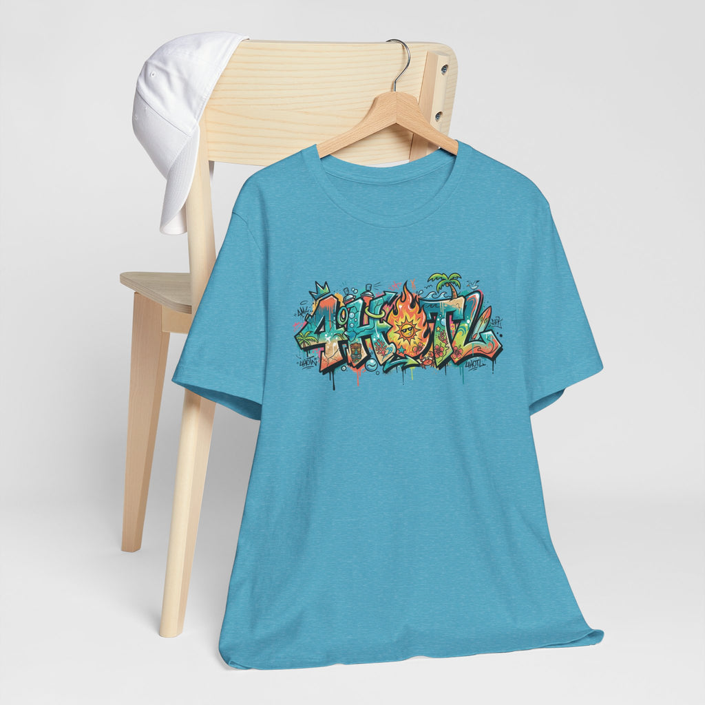Graffiti Aloha T-Shirt – Tropical Surf Street Art Tee