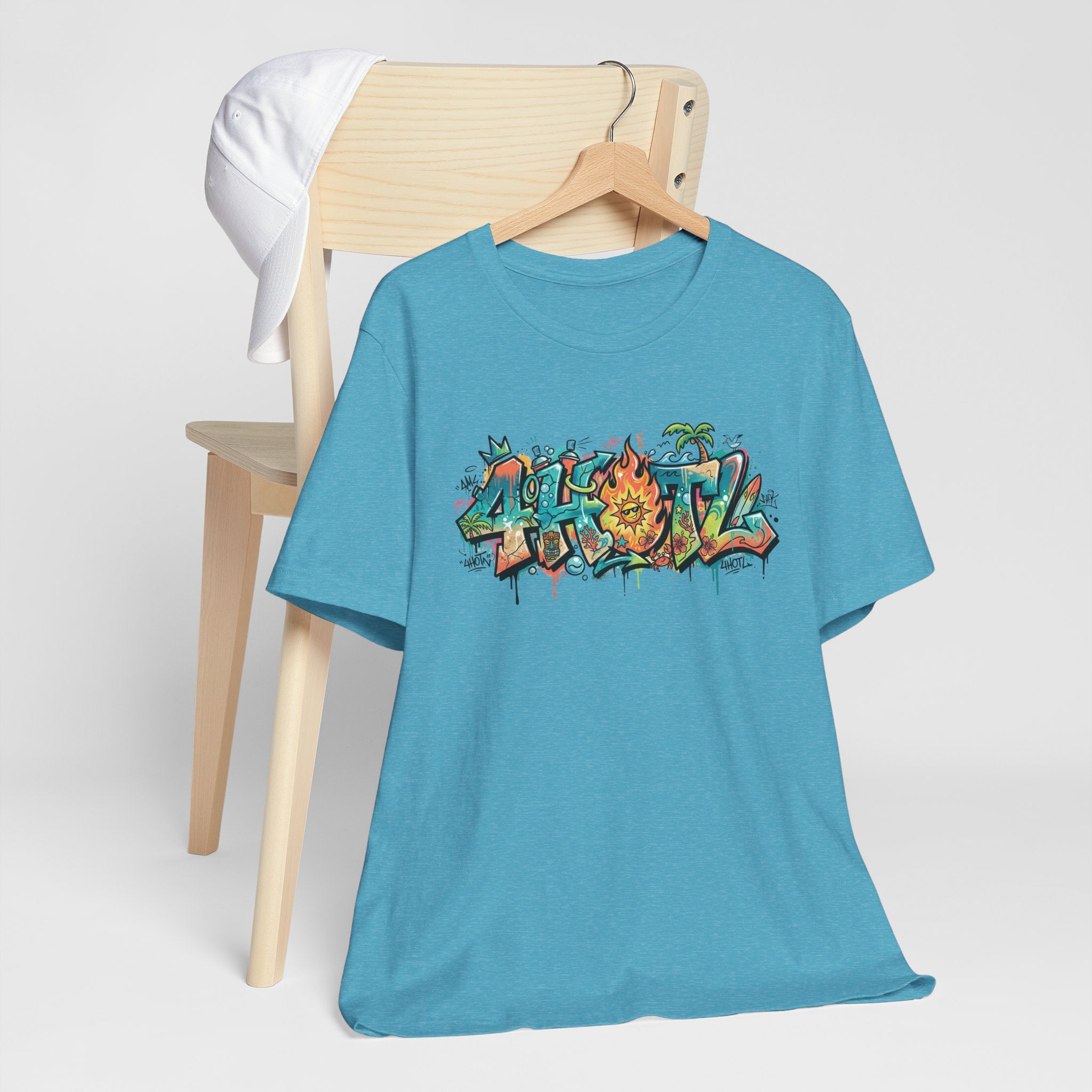 Graffiti Aloha T-Shirt – Tropical Surf Street Art Tee