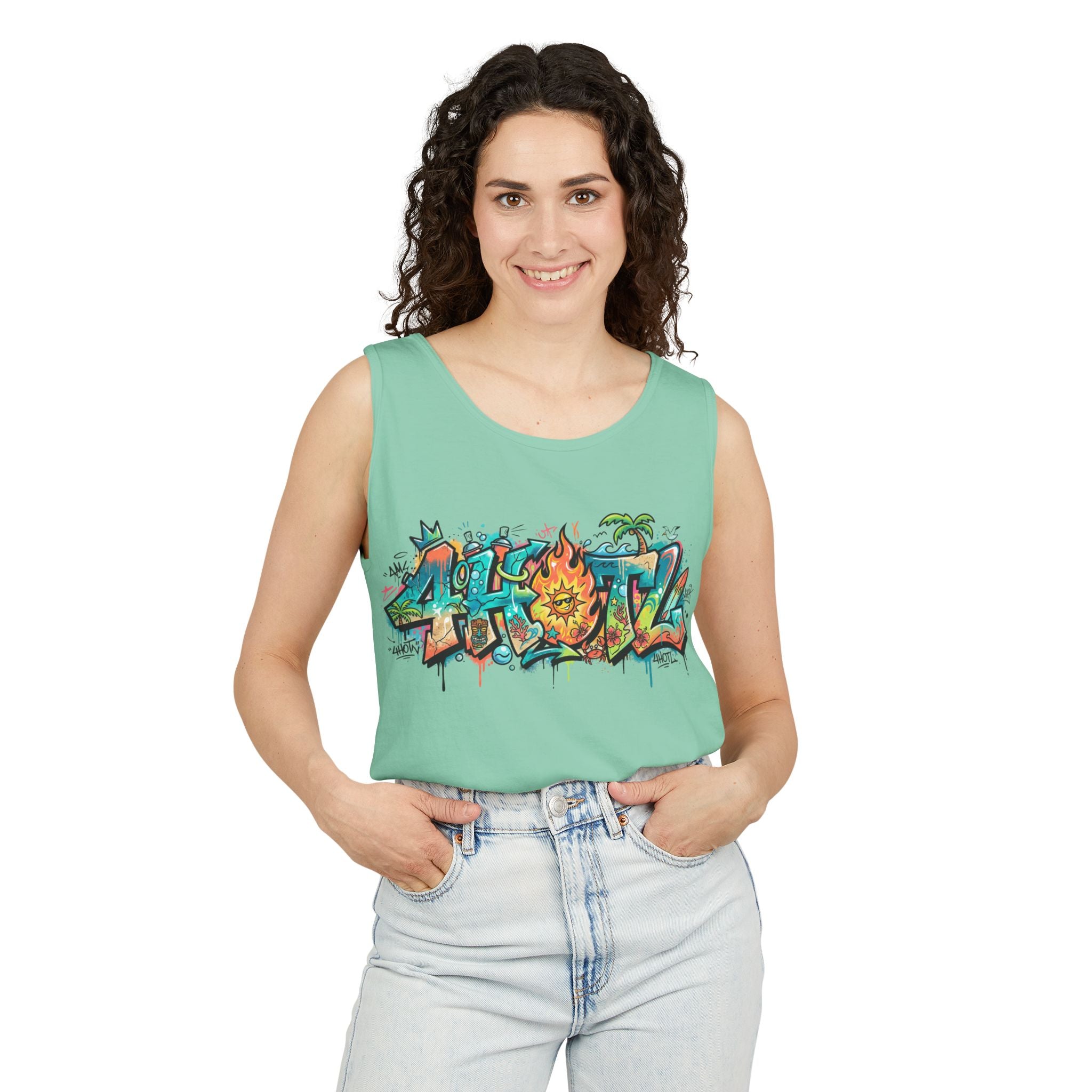 4 Hooligans on the Loose Street Art Tank Top