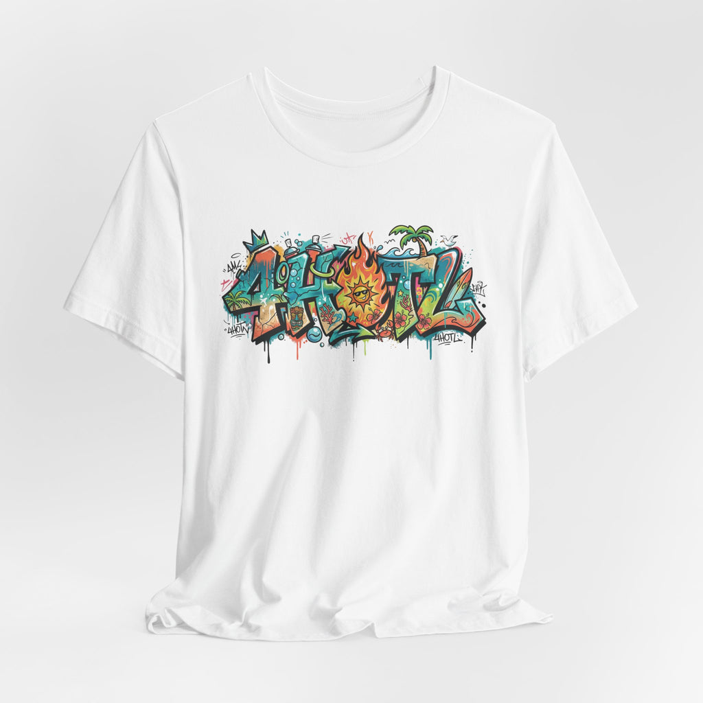 Graffiti Aloha T-Shirt – Tropical Surf Street Art Tee