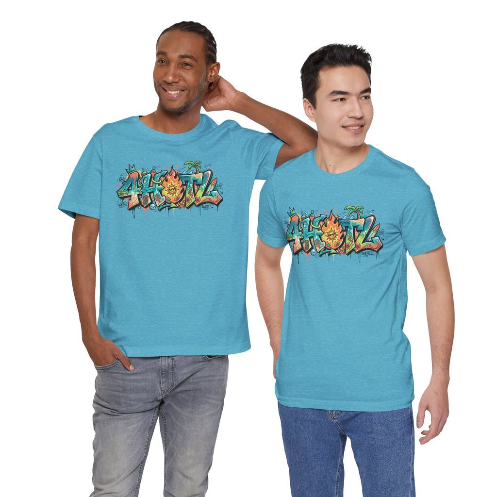 Graffiti Aloha T-Shirt – Tropical Surf Street Art Tee