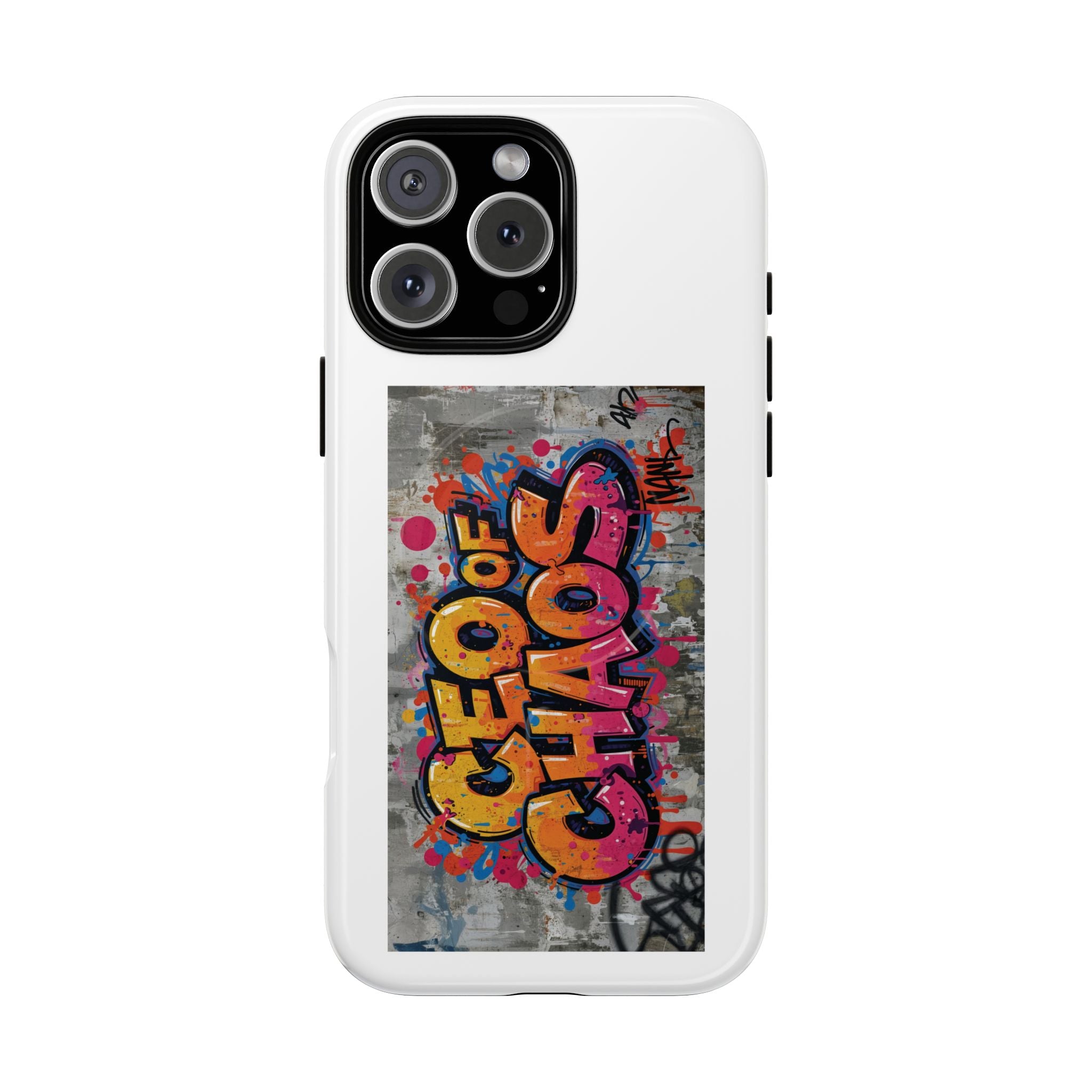 Graffiti "Chaos" Tough Magnetic Phone Case – Urban Street Art iPhone Cover