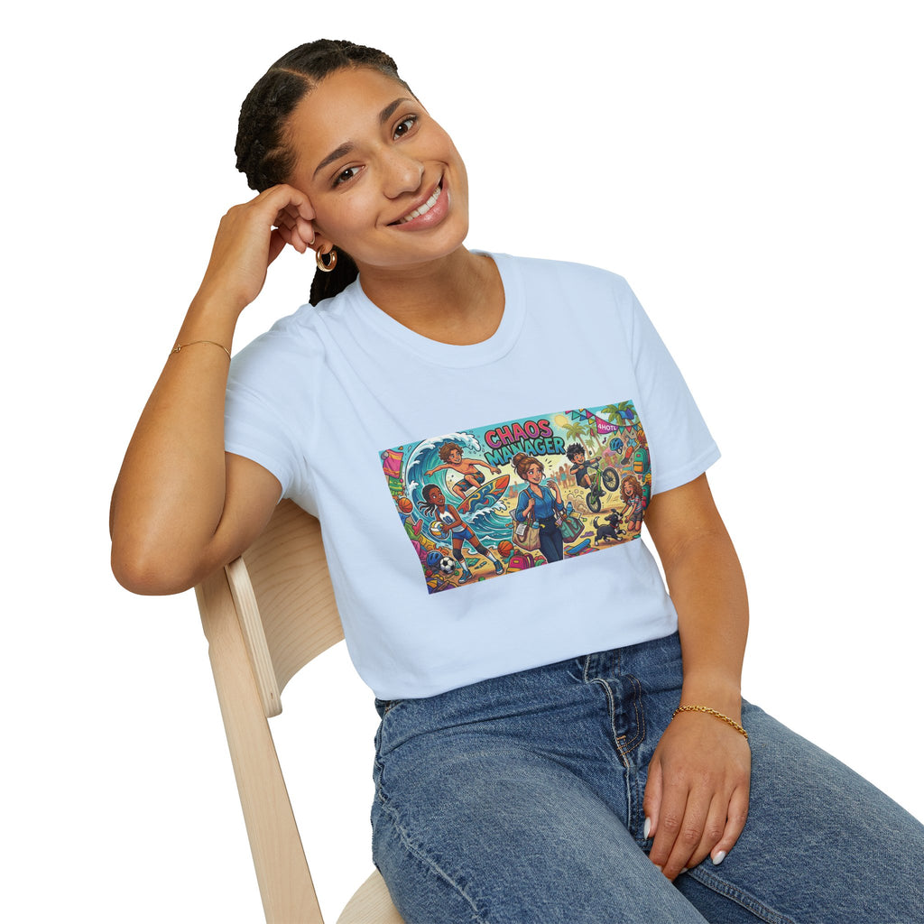 Chaos Manager Graphic Mother's Day T-Shirt — Pop Culture Illustration