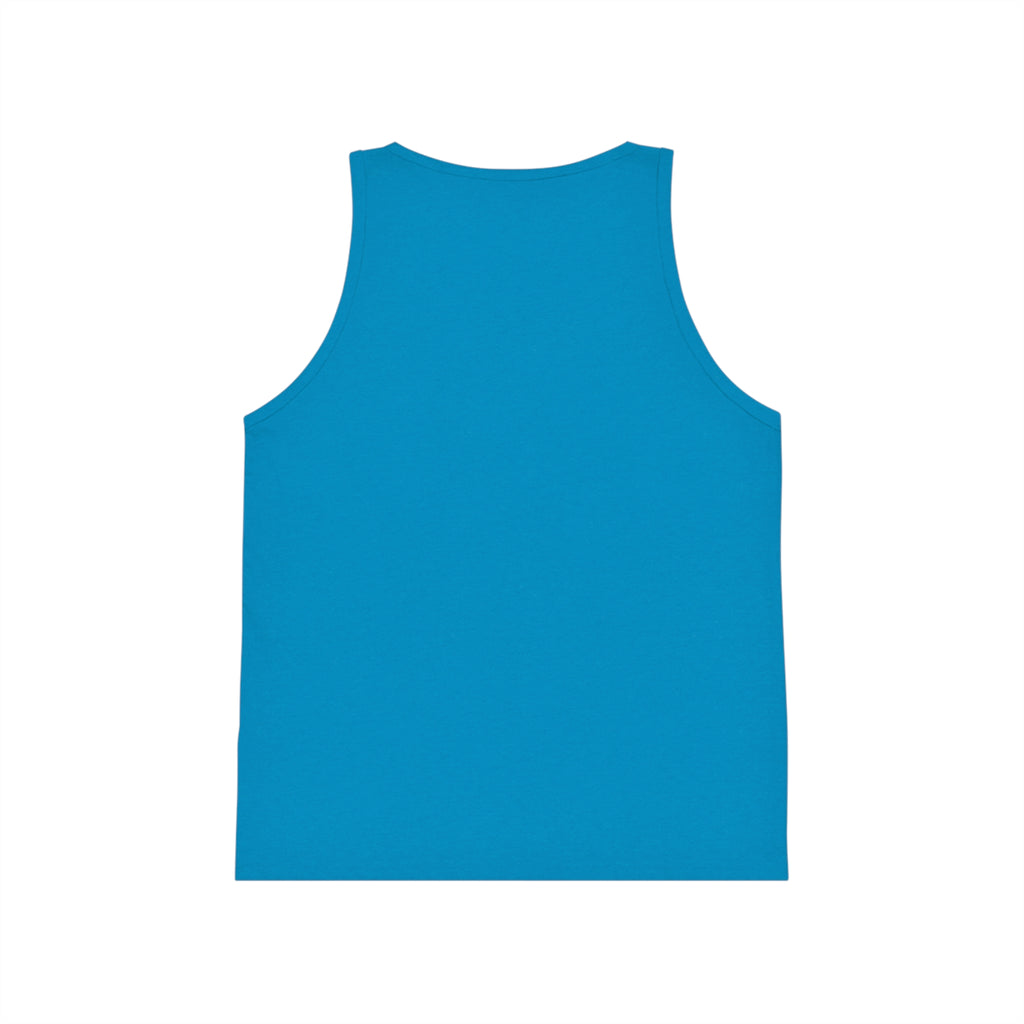 Tropical Vibes Kids Tank Top — Beach Waves & Sun Design