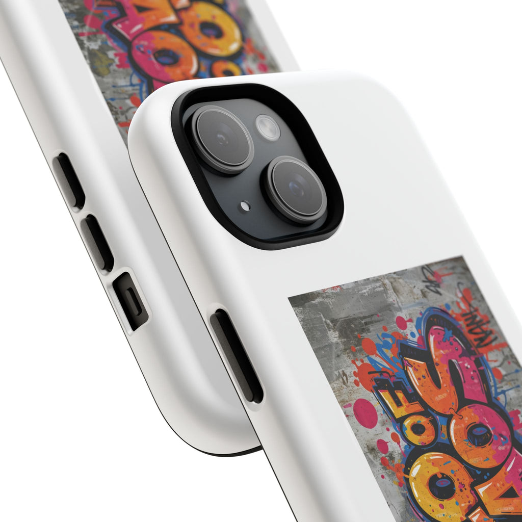 Graffiti "Chaos" Tough Magnetic Phone Case – Urban Street Art iPhone Cover