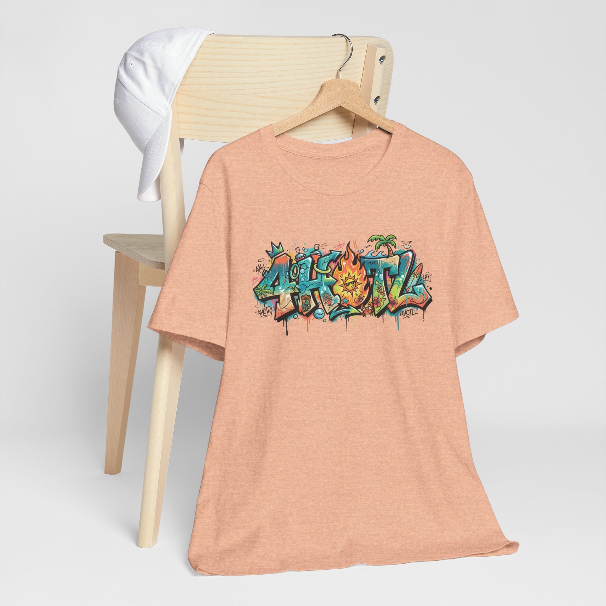 Graffiti Aloha T-Shirt – Tropical Surf Street Art Tee