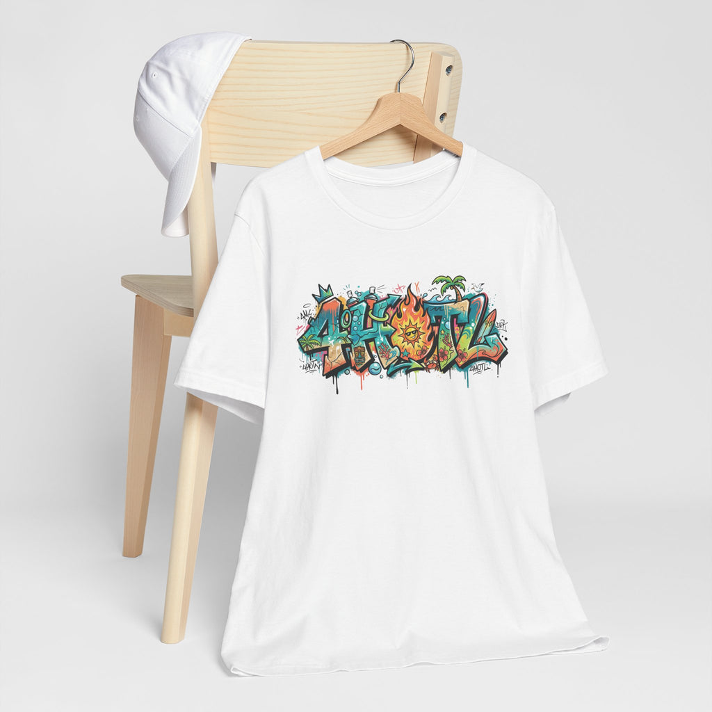 Graffiti Aloha T-Shirt – Tropical Surf Street Art Tee