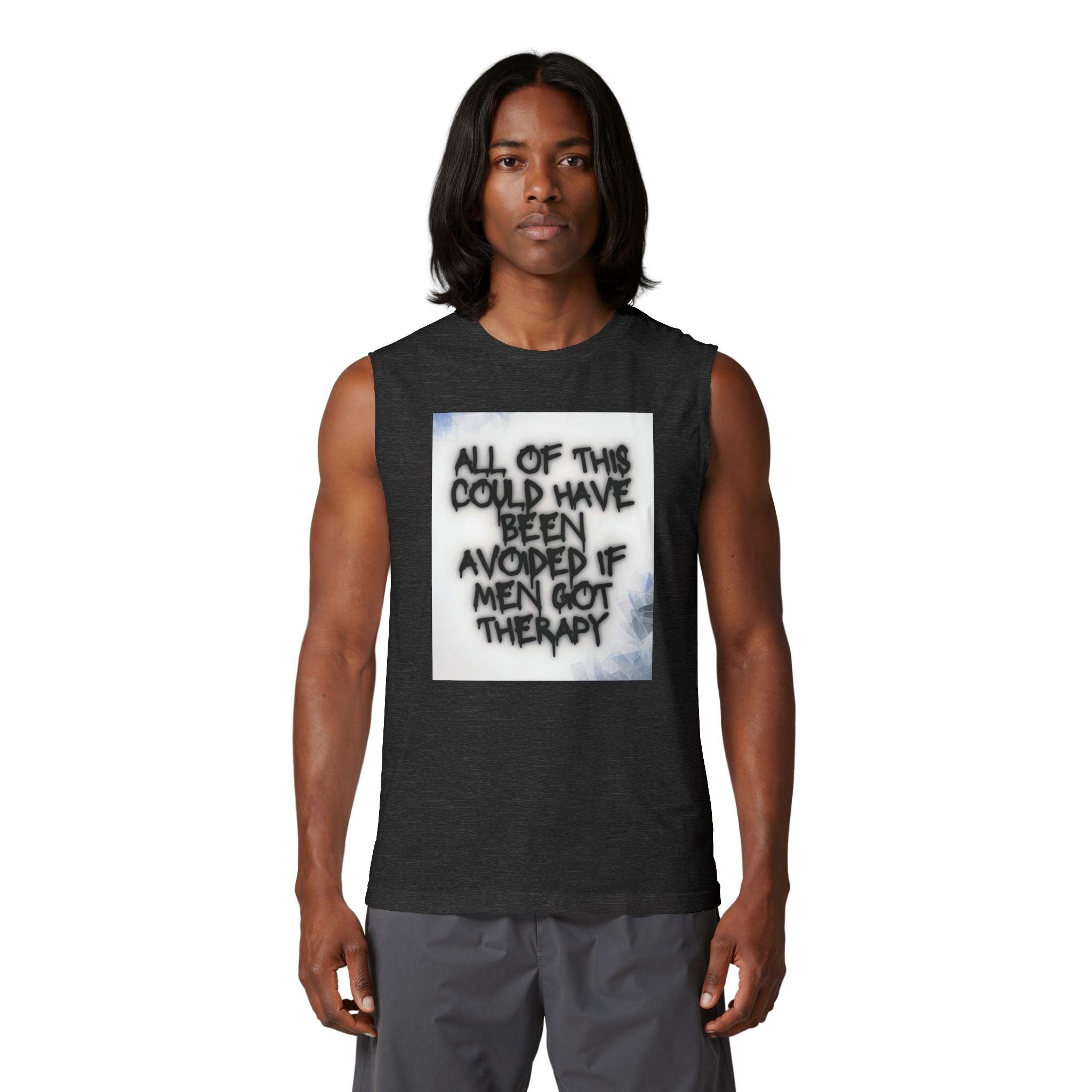 Snarky Funny Quote Muscle Tank — Humorous Graphic Muscle Tank Top